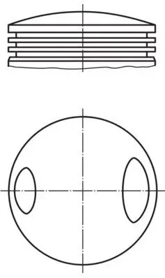 Kolben MAHLE 503 02 00