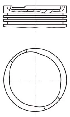 Kolben MAHLE 011 65 12