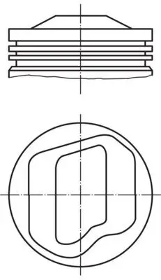 Kolben MAHLE 082 75 00