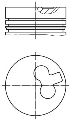 Kolben MAHLE 014 17 00