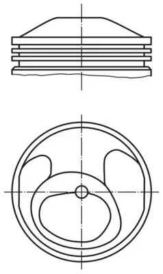 Kolben MAHLE 503 58 00