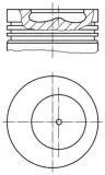 Kolben MAHLE 009 07 00