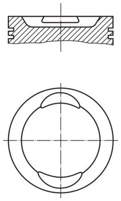 Kolben MAHLE 037 90 00