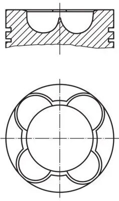 Kolben MAHLE 081 PI 00108 002