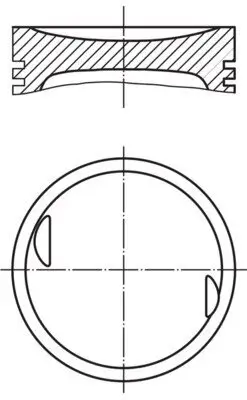 Kolben MAHLE 002 27 02