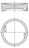 Kolben MAHLE 002 27 02