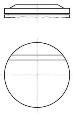 Kolben MAHLE 002 71 12