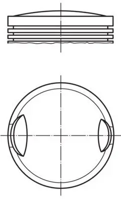 Kolben MAHLE 002 77 02