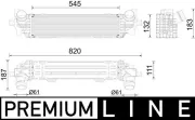 Ladeluftkühler MAHLE CI 626 000P