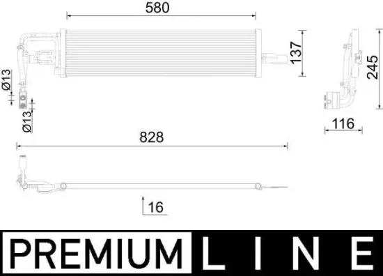 Ölkühler, Automatikgetriebe MAHLE CLC 290 000P Bild Ölkühler, Automatikgetriebe MAHLE CLC 290 000P