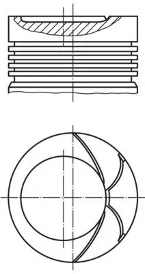 Kolben MAHLE 034 92 02