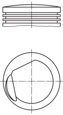 Kolben MAHLE 013 17 00