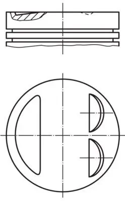 Kolben MAHLE 011 97 01