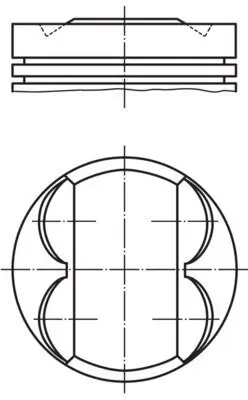 Kolben MAHLE 081 PI 00107 002