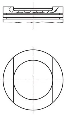 Kolben MAHLE 028 PI 00144 002