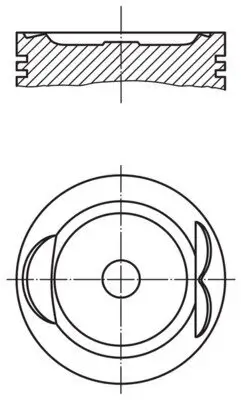 Kolben MAHLE 627 33 00