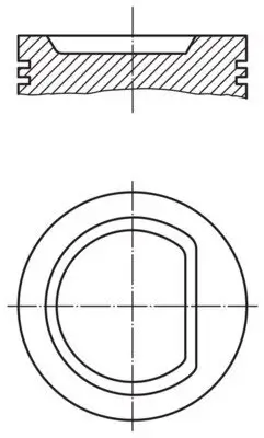 Kolben MAHLE 039 95 02