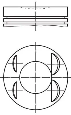 Kolben MAHLE 021 PI 00127 000