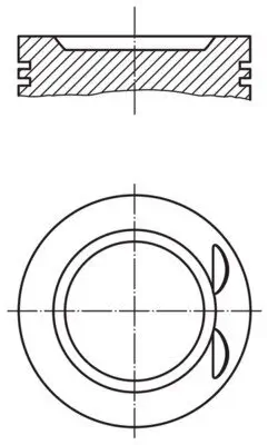 Kolben MAHLE 022 06 01