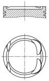 Kolben MAHLE 021 PI 00117 002