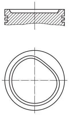 Kolben MAHLE 082 72 00