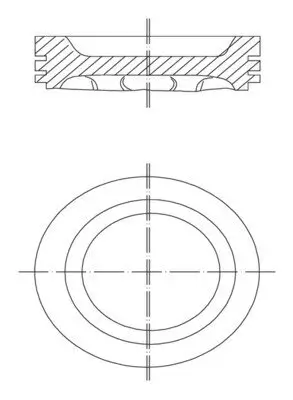 Kolben MAHLE 030 34 02