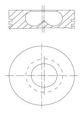 Kolben MAHLE 081 PI 00123 000