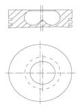 Kolben MAHLE 081 PI 00123 000