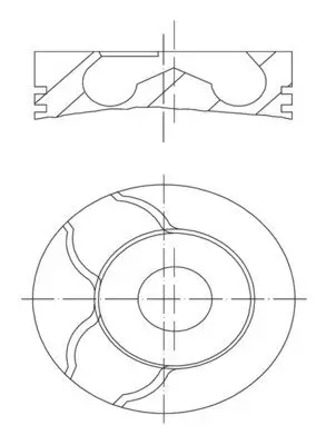 Kolben MAHLE 039 99 01