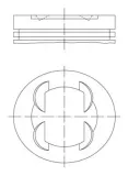 Kolben MAHLE 011 PI 00110 001