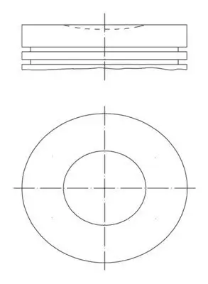 Kolben MAHLE 040 16 00