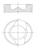 Kolben für Zylinder 3 für Zylinder 4 für Zylinder 5 MAHLE 030 98 02