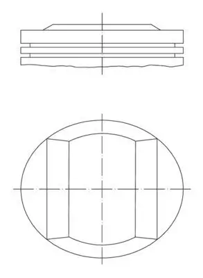 Kolben MAHLE 005 21 01