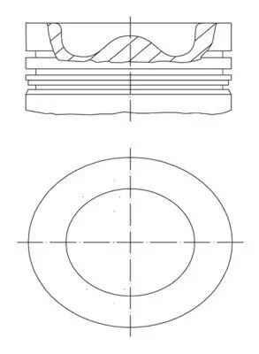 Kolben MAHLE 011 PI 00109 000