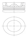 Kolben MAHLE 011 PI 00109 000