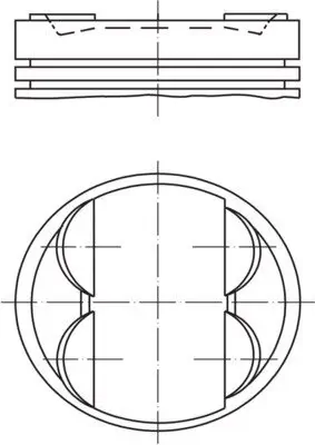 Kolben MAHLE 503 PI 00100 000