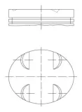 Kolben MAHLE 005 24 00