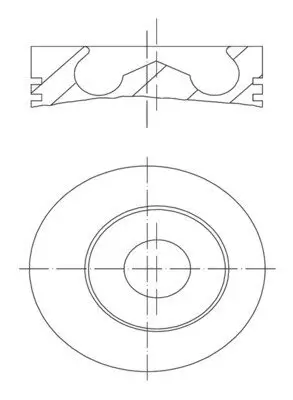 Kolben MAHLE 013 PI 00151 002