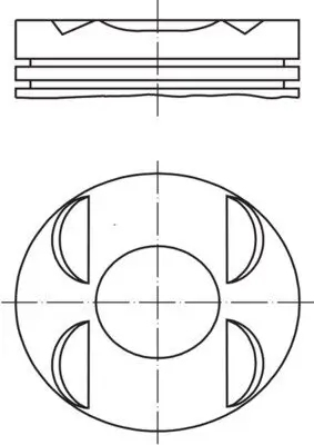 Kolben MAHLE 002 94 00