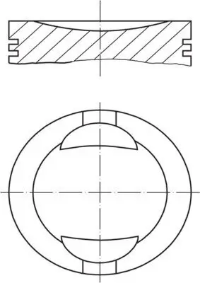 Kolben MAHLE 009 36 01