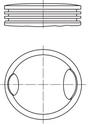 Kolben MAHLE 033 22 00