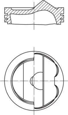 Kolben MAHLE 028 PI 00124 000