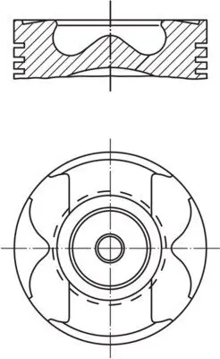 Kolben MAHLE 001 PI 00177 000