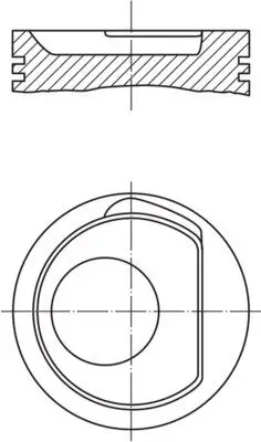 Kolben MAHLE 030 51 00
