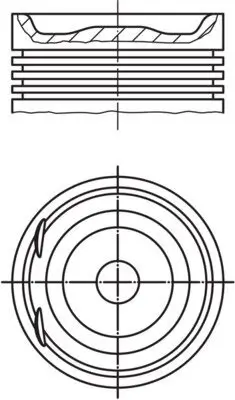 Kolben MAHLE 012 20 00