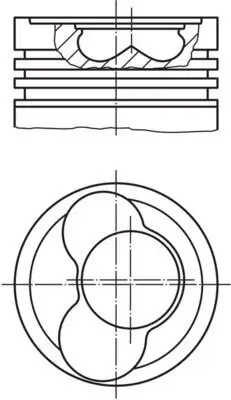 Kolben MAHLE 030 59 02