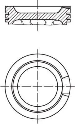 Kolben MAHLE 033 14 11