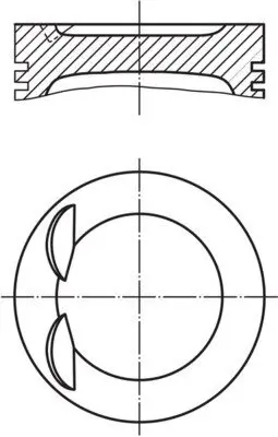 Kolben MAHLE 030 PI 00100 001