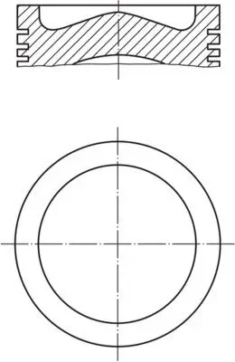 Kolben MAHLE 039 PI 00125 002