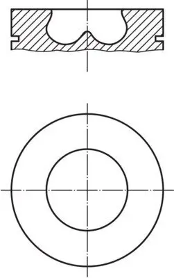 Kolben MAHLE 013 PI 00107 001